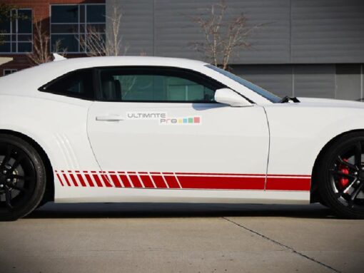 Side Sport Stripe Kit Sticker Decal Graphic Chevrolet Camaro SS 2010-2015