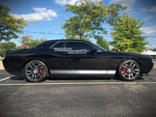 Universal Side Stripes Stickers Decals Graphic Dodge Challenger SE, RT, SRT8, and the SXT