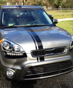1x Full Stripe Kit Decal Sticker Graphic Compatible with Kia Soul 1st 2nd Gen Models