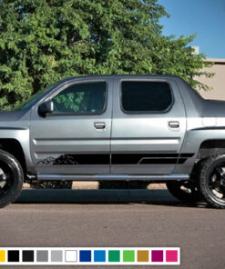Decal Sticker Vinyl Lower Stripe Kit Compatible with Honda Ridgeline 2006 2017 Models