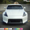 Sport Windshield Banner Strip Decal Sticker Vinyl Compatible with Nissan 370Z Sunproof Vinyl