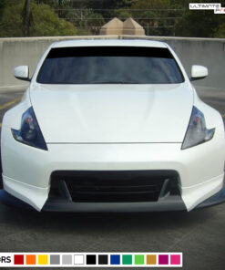 Sport Windshield Banner Strip Decal Sticker Vinyl Compatible with Nissan 370Z Sunproof Vinyl