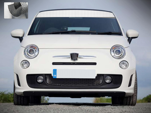 Stickers pour volant Fiat 500