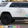 2 x Decals Sticker Back Window Destorder US Flag Kit Compatible with Toyota 4Runner 2009-2017 America Flag