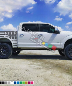 Decal Sticker Racing Stripes Body Kit Destorder US Flag for Ford F150 F-250 F-100 American Flag mirror all Models Tail lights