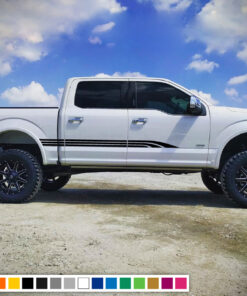 2x Side Stripes Decal Sticker Graphic Compatible with Ford F150 Series raptor 2009-2017