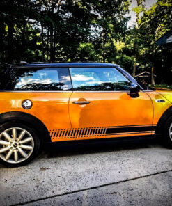 2x Sticker Side Stripe Compatible with Mini Cooper All Models