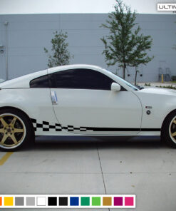 Decal Sticker Vinyl Side Racing Stripes Compatible with Nissan 350 Z Fairlady Z 2002-2009