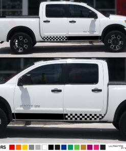 Decal stripe kit for Nissan titan Navara 2008 2009 2011 2012 2013 2014 2015 2016