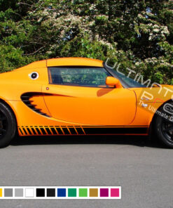 Sticker Vinyl side Door Stripes Decals For Lotus Elise S 1997 1999 2000 2005 Racing