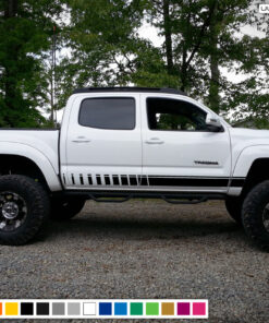 Set of Sport Side Door Stripes Decal Sticker Vinyl Compatible with Toyota Tacoma