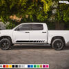 Set of Side Stripes Decal Sticker Graphic Compatible with Toyota Tundra 2007-Present