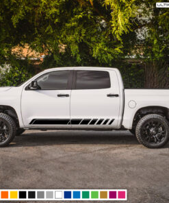 Set of Side Stripes Decal Sticker Graphic Compatible with Toyota Tundra 2007-Present