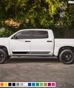 Side Decal Sticker Graphic Compatible with Toyota Tundra 2007-Present