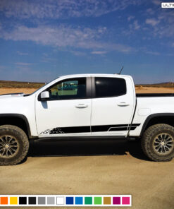 Decals Vinyl Mountain Stripe Kit Compatible with Chevrolet Colorado 2012-2017