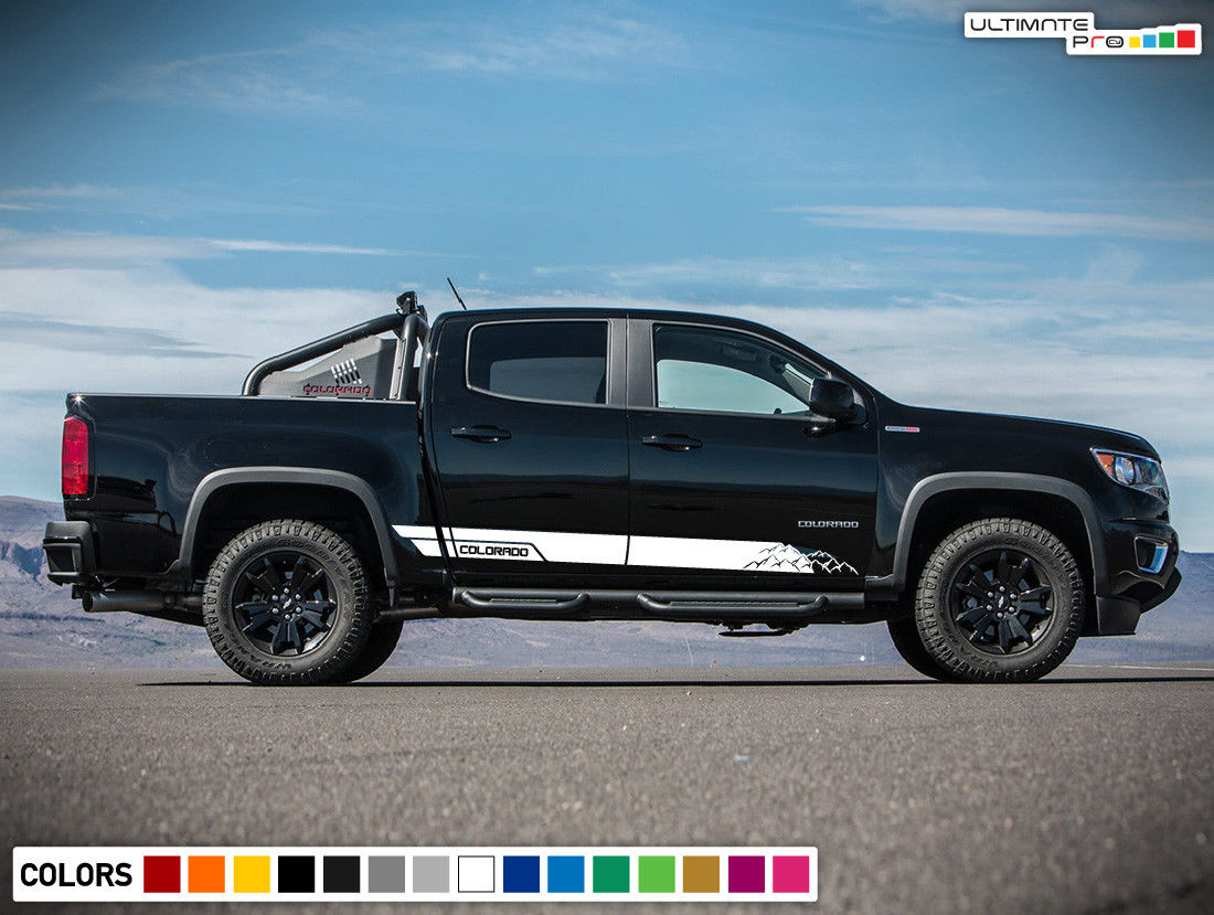 Decals Vinyl Mountain Stripe Kit Compatible with Chevrolet Colorado