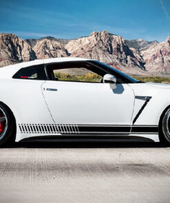 Decal Sticker Vinyl Side Racing Stripes Compatible with Nissan GT-R R35 2007-2016