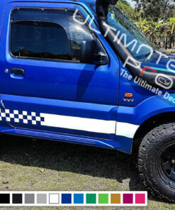2x decal Sticker Vinyl Side Stripes Compatible with Suzuki Jimny