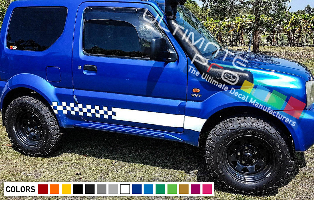 Suzuki Jimny decal sticker side stripes AWESOME UNIQUE JB74w 2020