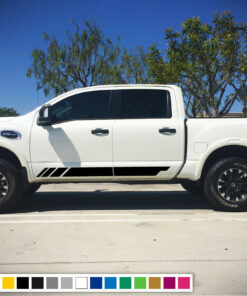 Sticker Vinyl Side Stripes for Nissan Titan leaf 2010 2016 2017 2018 kit spring