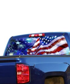 USA Stars Perforated for Chevrolet Silverado decal 2015 - Present