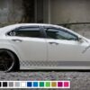 Decal Sticker Side Racing Stripe Kit Compatible with Honda Accord 2013-Present