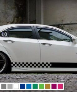 Decal Sticker Side Racing Stripe Kit Compatible with Honda Accord 2013-Present