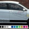 Decal Sticker Side Racing Stripes Compatible with Suzuki Celerio 2008-Present