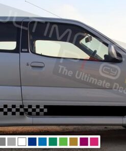 Decal Sticker Side Racing Stripes Compatible with Suzuki Ignis 2008-Present