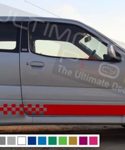 Decal Sticker Side Racing Stripes Compatible with Suzuki Ignis 2008-Present