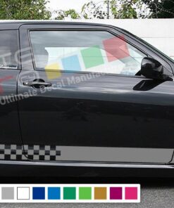 Decal Sticker Vinyl Side Racing Stripes Compatible with Suzuki Swift 2008-Present