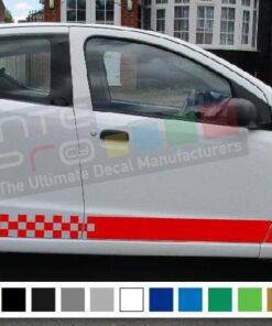 Decal Vinyl Stripes For Nissan Pixo 2003-Present