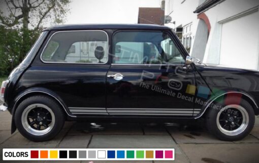 GT Stripes Decal Sticker Graphic Compatible with Mini Classic