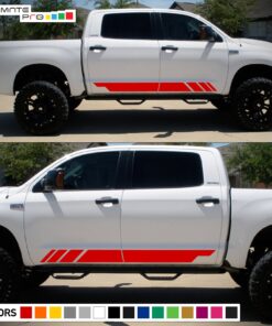 Mountain Stripes Sticker Graphic Compatible with Toyota Tundra 2007-Present