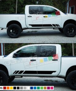 Decal Racing Stripes Compatible with Nissan Titan 2003-Present
