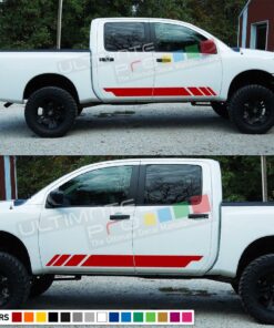 Decal Racing Stripes Compatible with Nissan Titan 2003-Present