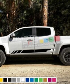 Side sticker door, vinyl design for Chevrolet Colorado decal 2012 - Present