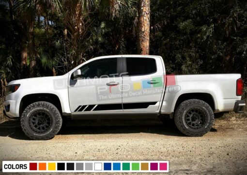 Side sticker door, vinyl design for Chevrolet Colorado decal 2012 - Present