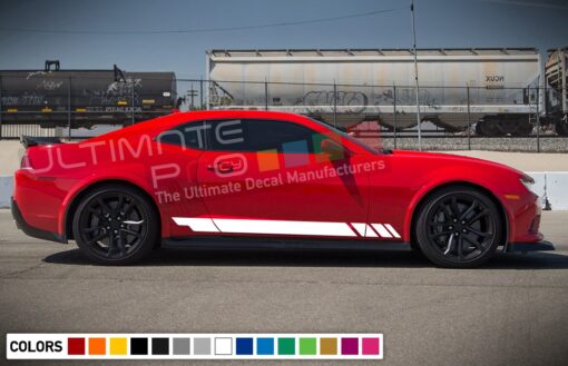 Side sticker, vinyl design for Chevrolet Camaro decal 2012 - Present