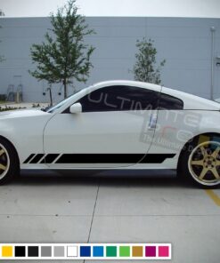 Decal Side Racing Stripes Compatible with Nissan 350 Z Fairlady Z 2002-Present