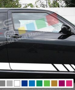 Decal Sticker Side Racing Stripes Compatible with Suzuki Swift 2008-Present