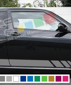 Decal Sticker Side Racing Stripes Compatible with Suzuki Swift 2008-Present