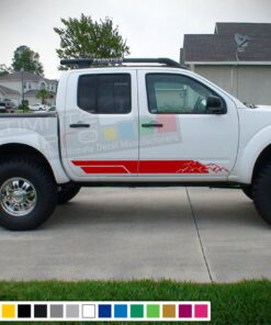 Mountain Sticker Stripe for Nissan Frontier 3rd 2nd generation 2014-Present