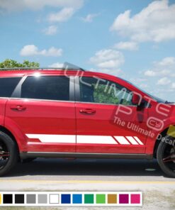 Decal Door Vinyl Stripe Kit For Dodge Journey 2009 - Present