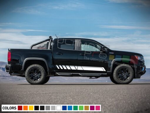 Decal Sticker , vinyl design for Chevrolet Colorado decal 2012 - Present