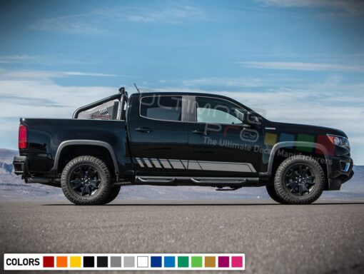 Decal Sticker , vinyl design for Chevrolet Colorado decal 2012 - Present