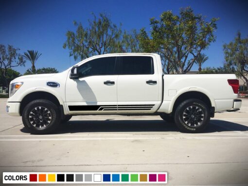 Decal Stripes Compatible with Nissan Titan 2003-Present