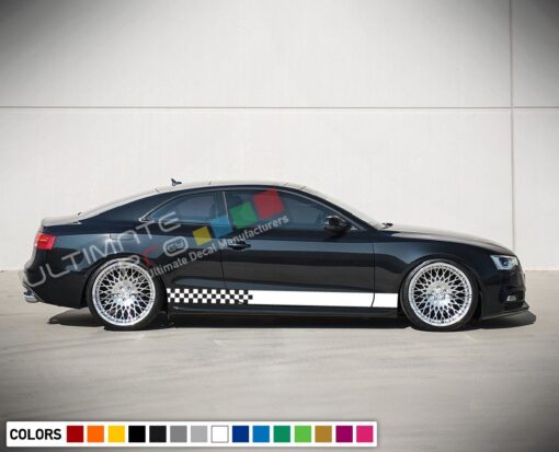 Decal Sticker Vinyl Stripe Kit Compatible with Audi A5 2008-Present