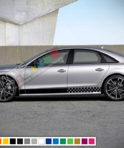 Decal Sticker Vinyl Stripe Kit Compatible with Audi A8 2008-Present