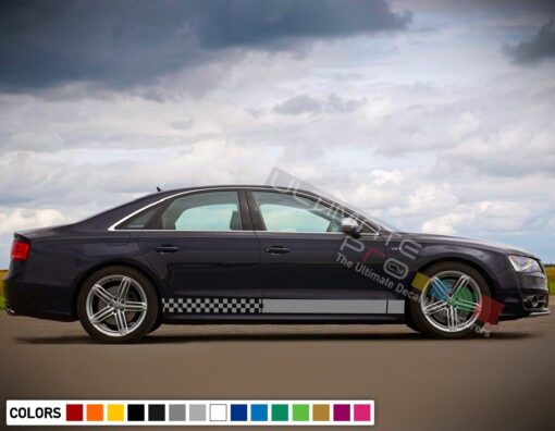 Decal Sticker Vinyl Stripe Kit Compatible with Audi A8 2008-Present